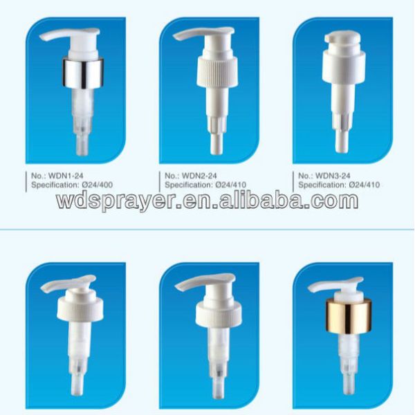 24/410 28/410 Pompe à lotion en plastique avec taille et logo personnalisés