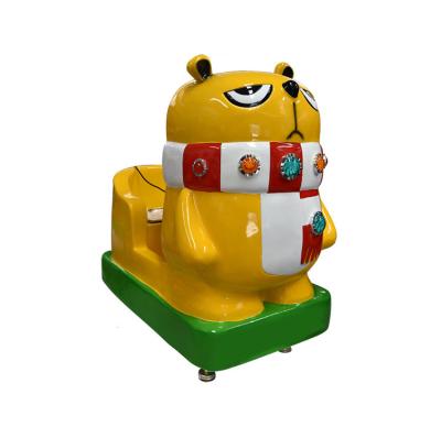 Animal Appearance Amusement Kiddie Rides , Cartoon Swing Car For Child