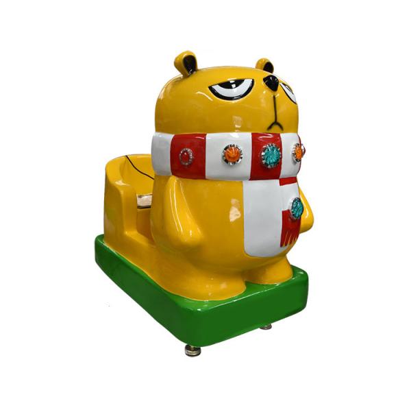 Animal Appearance Amusement Kiddie Rides , Cartoon Swing Car For Child