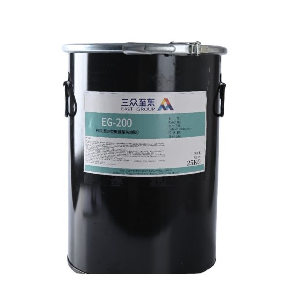 Un pegamento caliente reactivo componente del derretimiento para la lamina de la película del PVC a la artesanía en madera