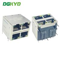 DGKYD22Q042AB2A5D068 Connecteur réseau RJ45 Gigabit avec blindage lumineux 10PIN