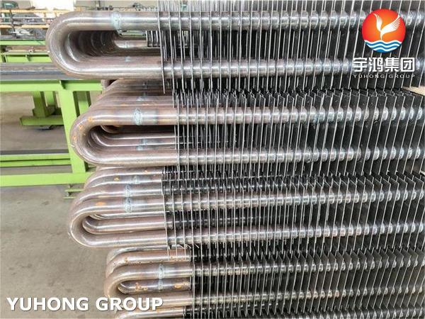 ODM Industrial Helical Steel Square Fin Tube ASME SA179 For Economizers