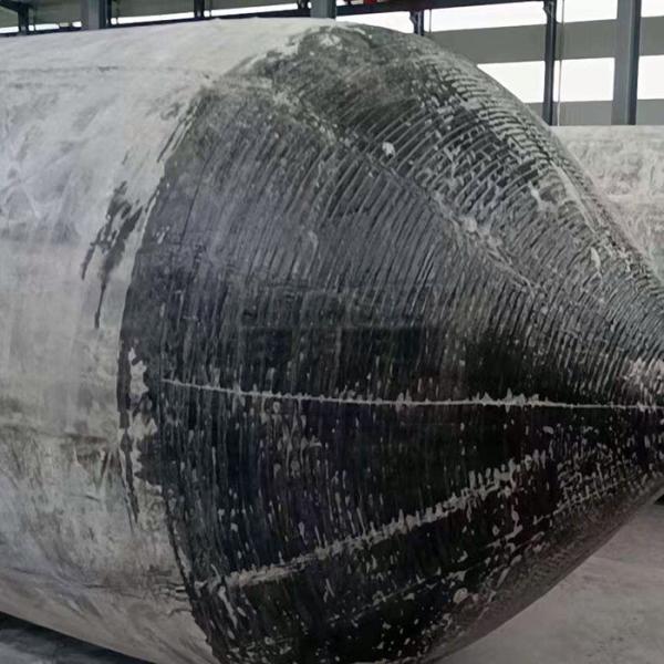 Sacos de ar de lançamento de navios infláveis pretos Sacos de ar de resgate subaquático cilíndricos