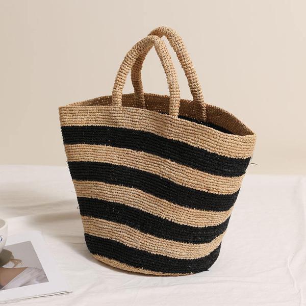 Raffia Crochet Straw Bags, Straw Bag, Crochet Bag,  Mesh Beach Bag, Crochet Purse, Raffia Tote Women Bag, Raffia Bag,  Crochet Tote, Straw Tote Bag, Handmade Bag, Summer Bag, Beach Bag,