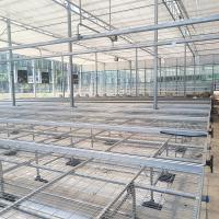 Agropecuária Comercial Interior de malha de fio de estufa de crescimento de mesa banco rolante para sementeira