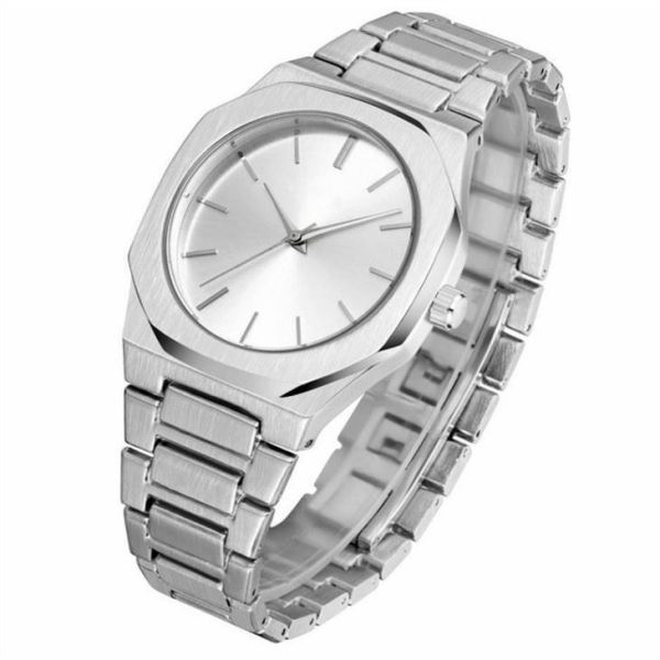 Textured Stainless Steel Mesh Bracelet Watch Japan Movement Stainless Steel Watch
