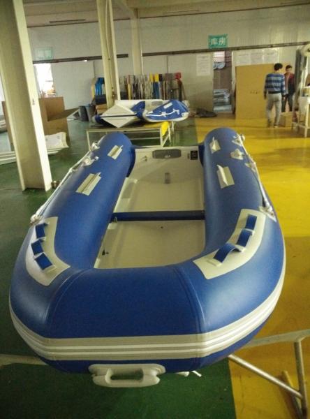 Two Paddles Frameless Pontoon Boats , 11 Ft HandMade Folded Portable Folding Boat