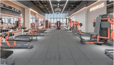 Un rouleau de plancher unique de qualité supérieure au Mexique. Un tapis de gym de 6 cm.