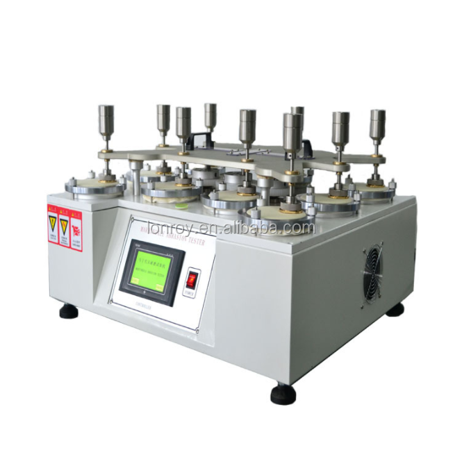 ASTM D4966 ISO 12947 9 Head Martindale Pilling Test Machine ISO 5470 ASTM D4970 Friction and Wear Test Equipment Tester