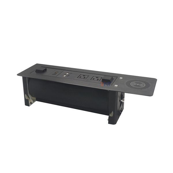 Aluminum Alloy 240V Motorized Flip Up Power Outlet