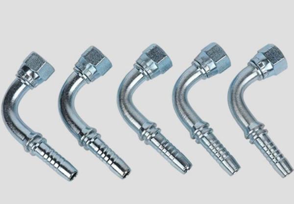 Long Working Life Jic 37 Elbow Two Piece Crimp Hose Fitting for 1sn/2sn/4sp Hose Fjx90