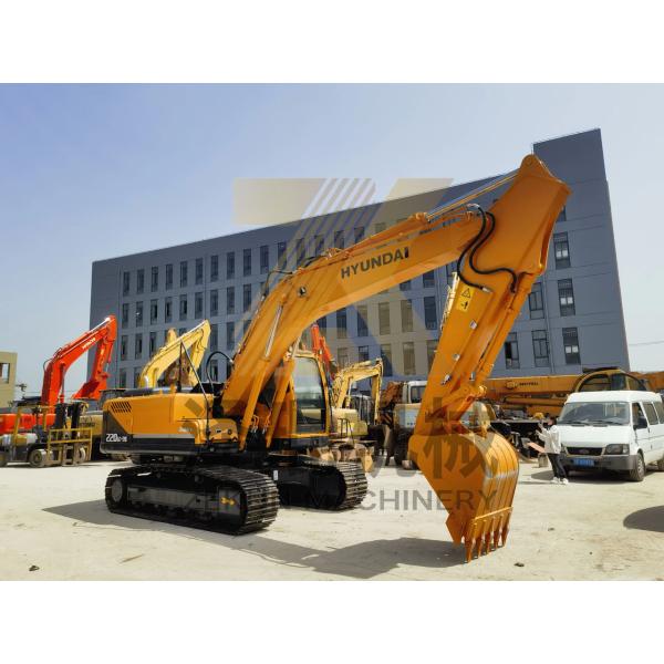 Excavateur Hyundai 220 220-9 d'origine coréenne d'occasion de 2019 avec une masse opérationnelle de 22 tonnes