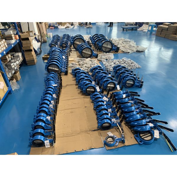 ДН125 Вентиляционный клапан для бабочек из углеродистой стали с уплотнением EPDM и нержавеющей сталью