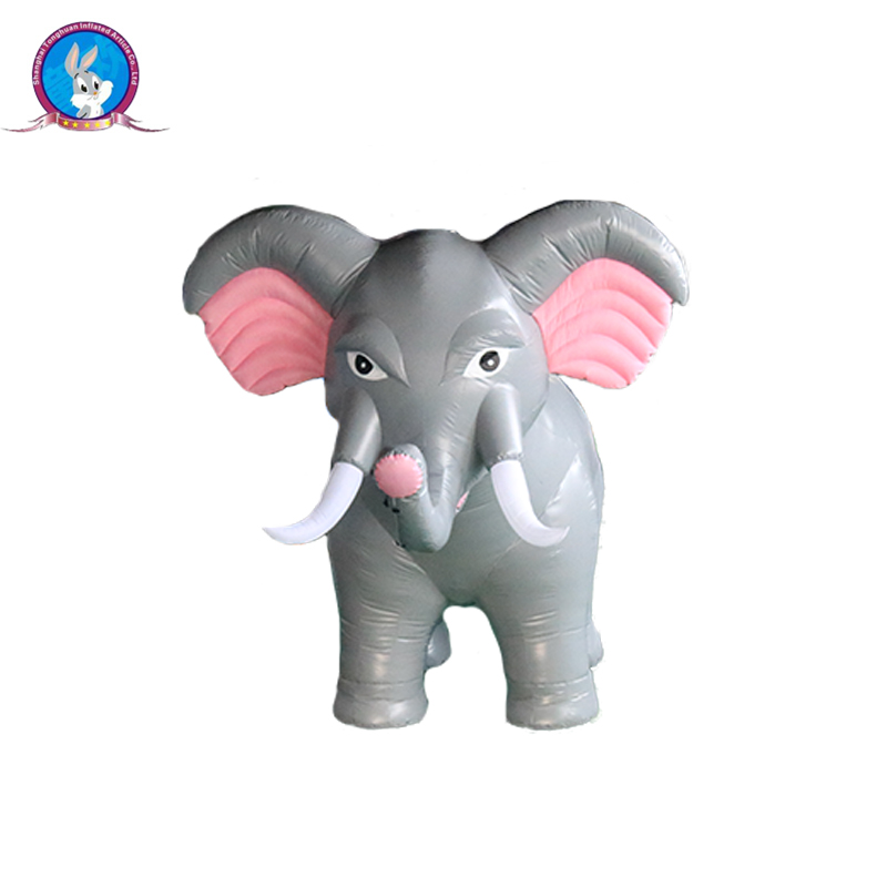 Large Outdoor PVC Inflatable Elephant Advertising Balloon with Customized Color Double or Quadruple Stitching and Repair Kit Included