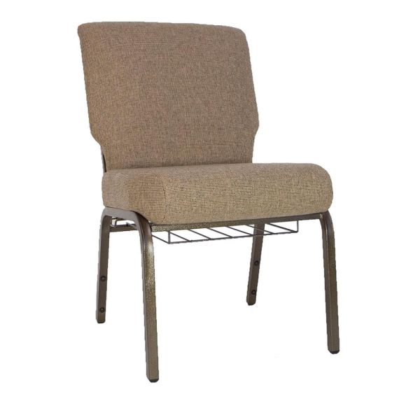Iron Steel Stacking Church Chairs with Lumbar Support