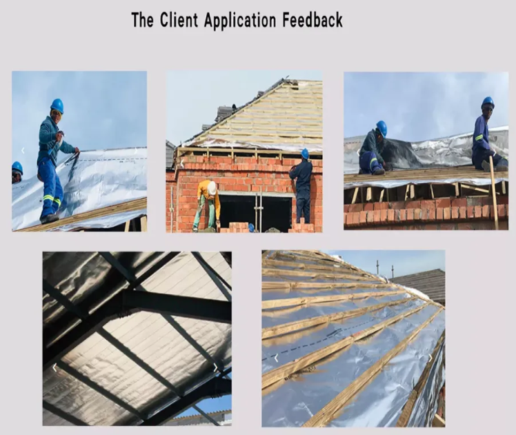 Aluminum Foil Composite Insulation White Pp Film Scrim Kraft Paper Reinforced Facing