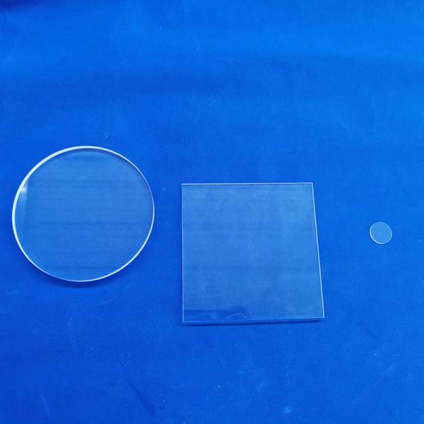 Heat Sensitive Quartz Glass Plate High Transmission Protect Transparent For UV Light