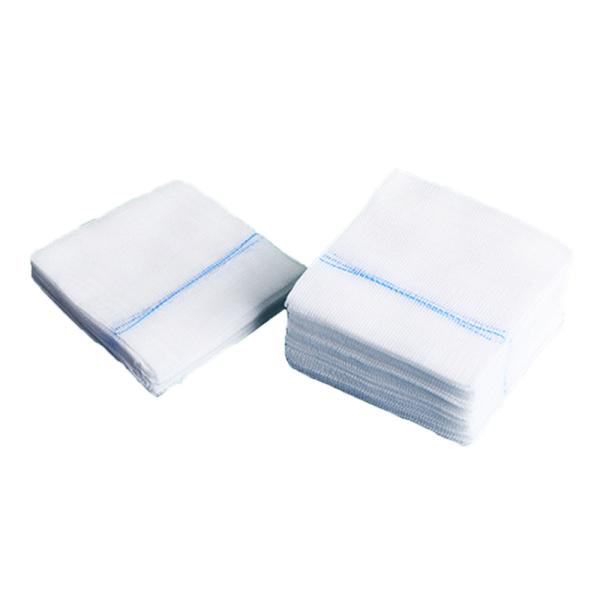 100% Cotton X Ray Thread 7.5cm*7.5cm Medical Gauze Swabs