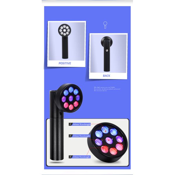 OABES Red Light Therapy 5 in 1 Red Light Infrared Light Blue Light for The Relief of Body Pain, Knees, Ankles, Hands