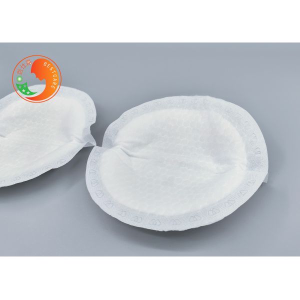 Round Shape Hygiene Disposable Breast Pads High Absorbing Customizable