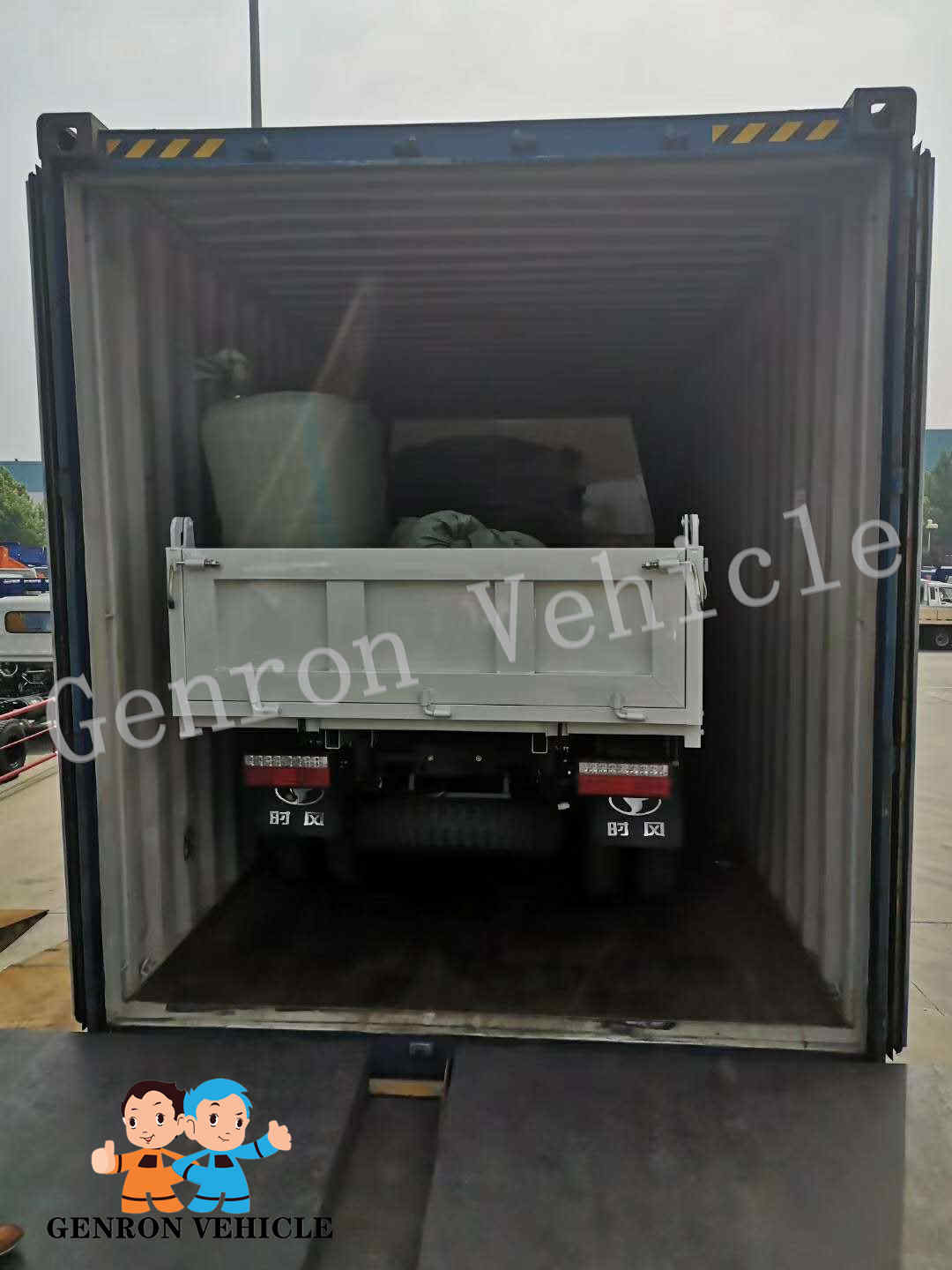 Груз 251w дизельное Trike перехода колеса Genron 3