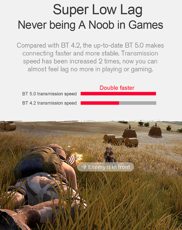 Earphone TWS Fingerprint Touch Bluetooth Earphones HD Stereo Wireless Headphones