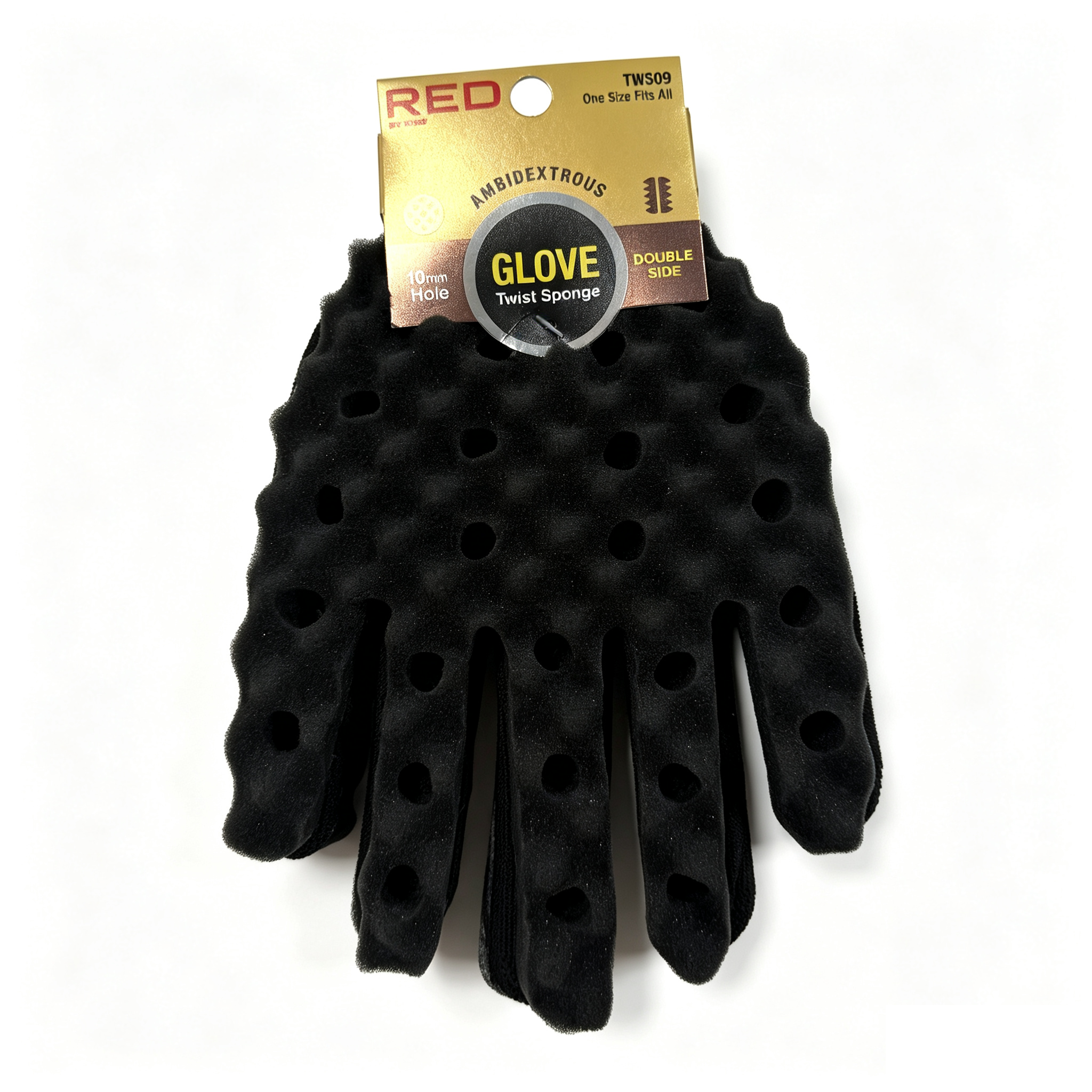 Twist Sponge Glove Alternative to Red by Kiss | One-Sided Curl Tool