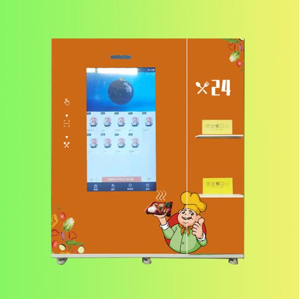 Automatic Coffee Vending Machine Led Touch Screen Hot Chip Vending Machine For Foods And Drinks