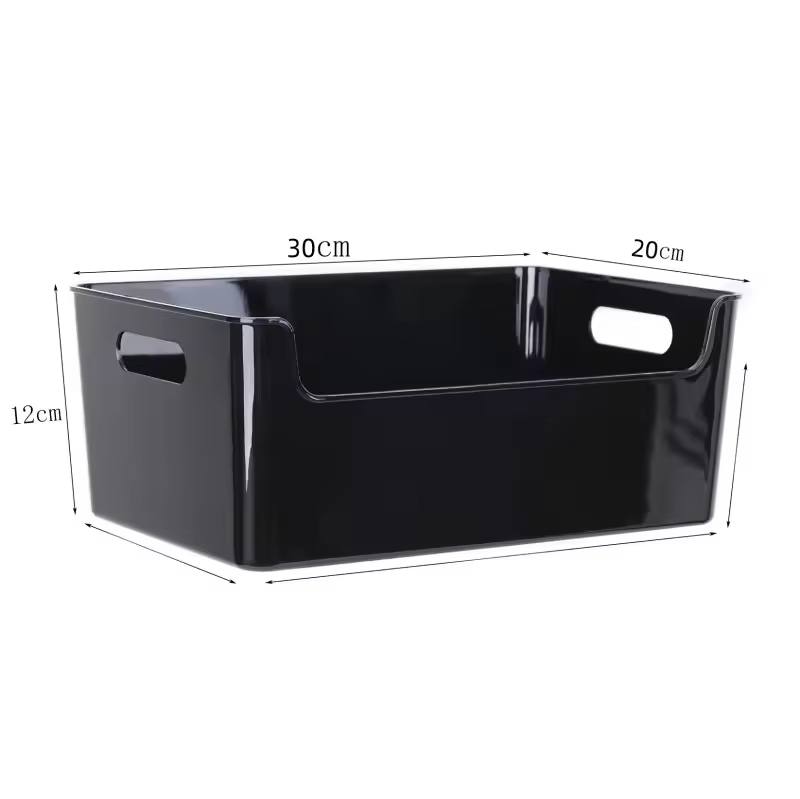 Premium Clear Acrylic Desktop Organizer Box for Cosmetic Mask Snack Kitchen Household Clutter Storage