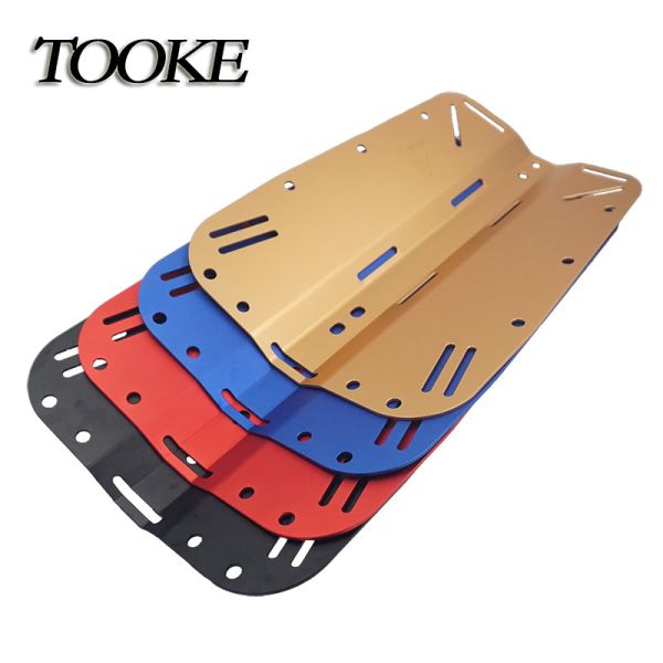 Multi Color Scuba Diving Accessories Aluminum Scuba Diving Backplate