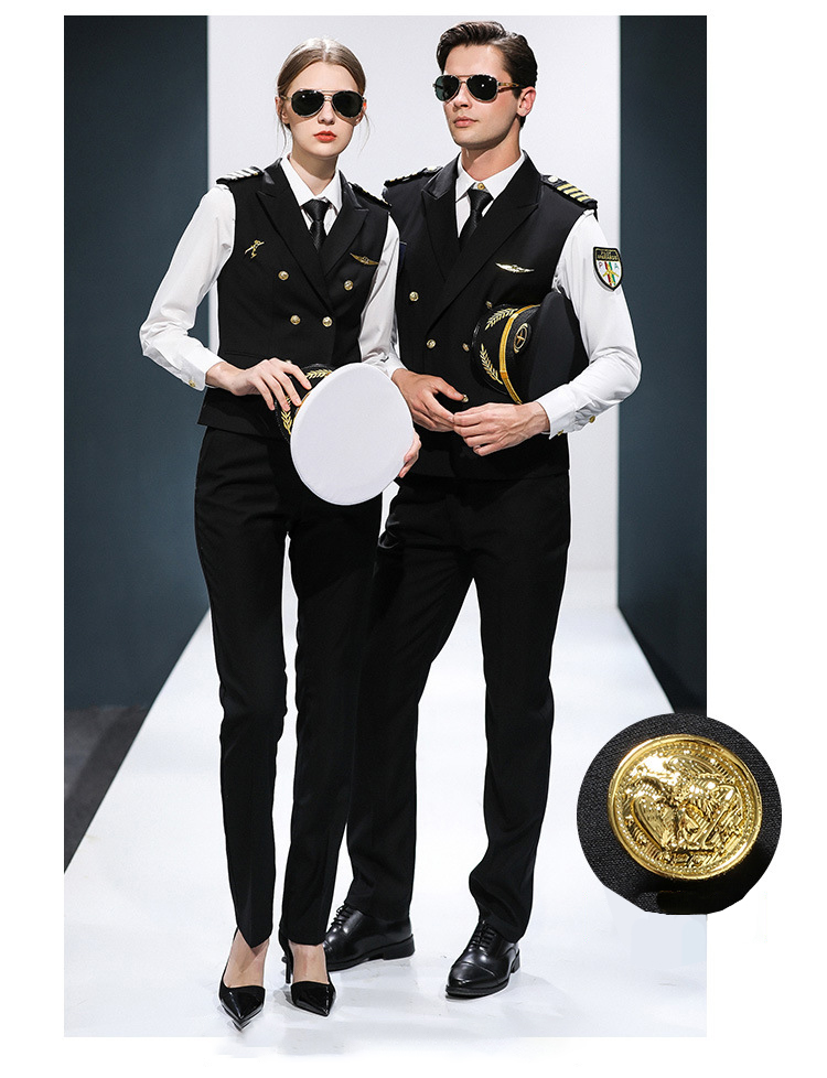 Костюм боковой стюардессы с длинными рукавами для стюардессы