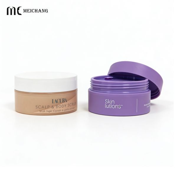 PP Double Wall Straight and Round Acne Cream Jar – Airtight Freshness, Customizable & Eco-Friendly Packaging(MC-P-544)