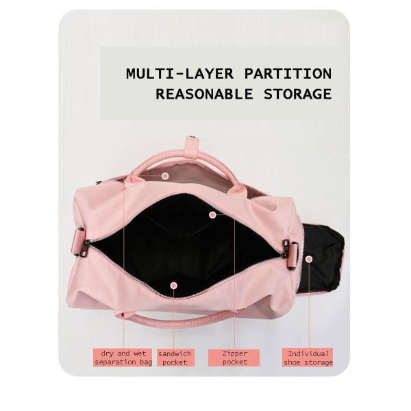 Outdoor Unisex Large Duffel Bags Waterproof Gym Travel Tote Bag Customized Logo