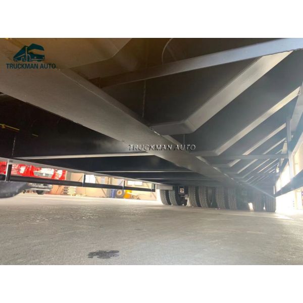 5 Axle 100 Ton Low Bed Semi Trailer For Heavy Duty Machinery