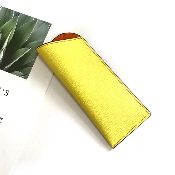 Wholesale Custom Color PU leather Eyeglasses Pouch Bag for Sunglasses