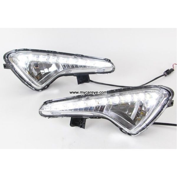 Hyundai Verna 2014 DRL LED Daytime driving Lights daylight for car