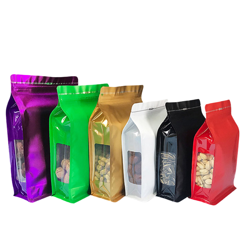 High Quality Durable Material Colorful Zip Lock Bag Aluminum Foil Bag Coffee Bags for Coffee Bean Storage