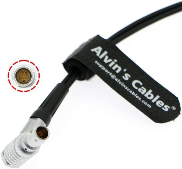 Cabo do entrada/saída de Timecode dos cabos de Alvin para ARRI Alexa Sound Devices Atomos Ultrasync um RUÍDO Timecode de 5 Pin To Dual