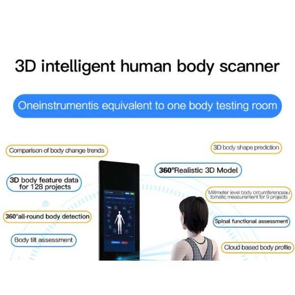 3D Scanner Full Body Analyzer For Fitness Assessment