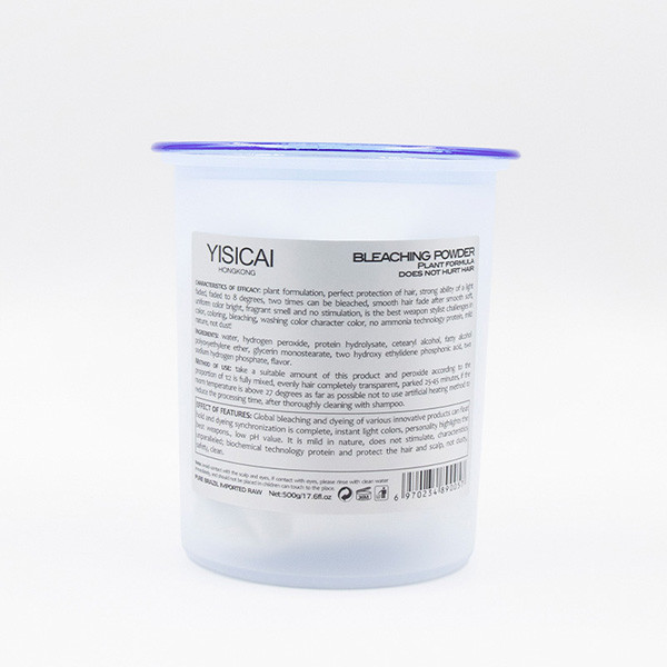 Polvo profesional de blanqueador para el cabello para aclarar y blanquear el cabello