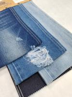 11.2oz Heavy Weight Cotton Polyester Denim Fabric woven for Jeans JSD3198-1 in-short items supply
