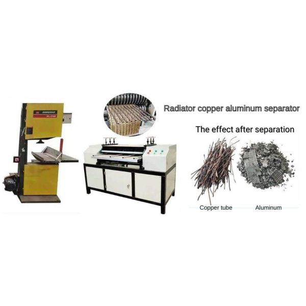 US Scrapped Refrigerator Copper Aluminum Separator Radiator Copper Recycling Machine