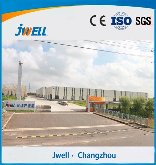 Jwell fully automatic WPC plastic extrusion line for PE&PP