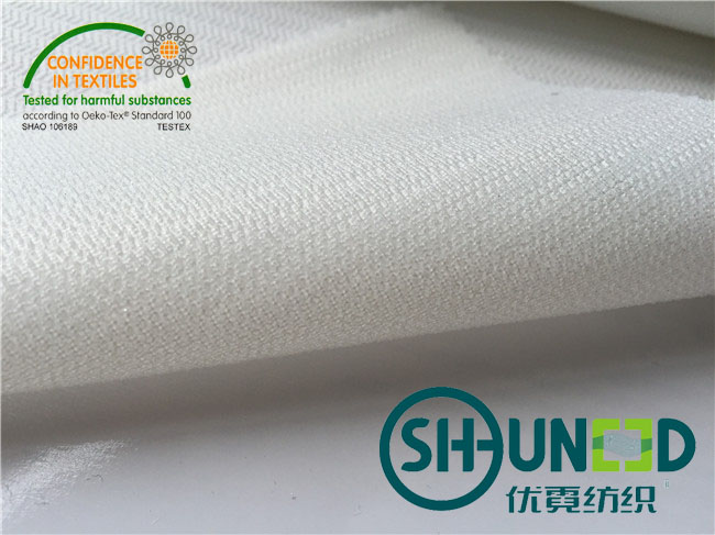 Interlining Micro - отбеливатель белое W1080D ткани многоточия Interlining