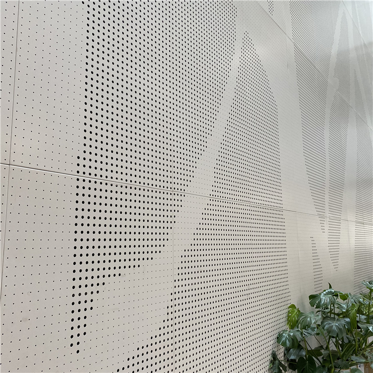 16 га прозрачная звукоизоляционная перфорированная металлическая плита - углеродистая сталь, оцинкованная