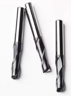 Two Flutes Milling Tungsten Carbide End Mill Smooth Shank S Excellent Chamfering