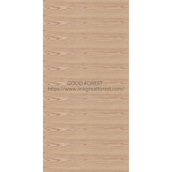 MDF Faced Natural Oak Crown Wood Veneer 2440/2745mm Lengthened Size Grade E0/E1 From China Manufacturer