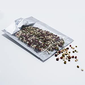 Self-Sealing Zipper Pouch, Resealable Odor Proof Bags, Zip Top Waterproof, Food Storage, Heavy Duty Zip lockk