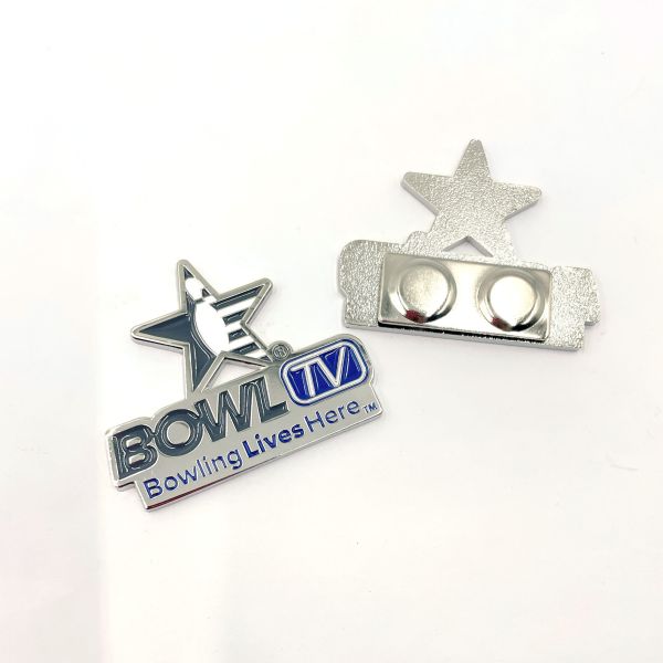 10 Grams Soft Enamel Bowling TV Badge Celebrate Your Passion for Bowling