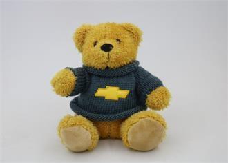 Stuffed Plush Teddy Bear Toys bear with knitting shirt promotion bear with logo